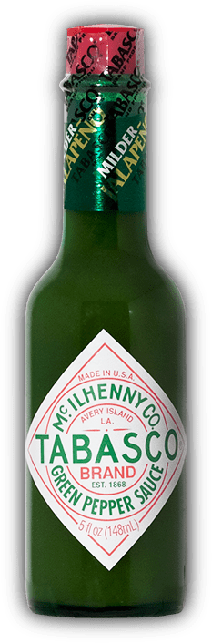 Tabasco Green Pepper Sauce bottle