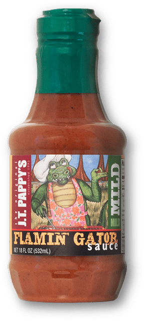 J.T. Pappy’s Flamin’ Gator Sauce bottle